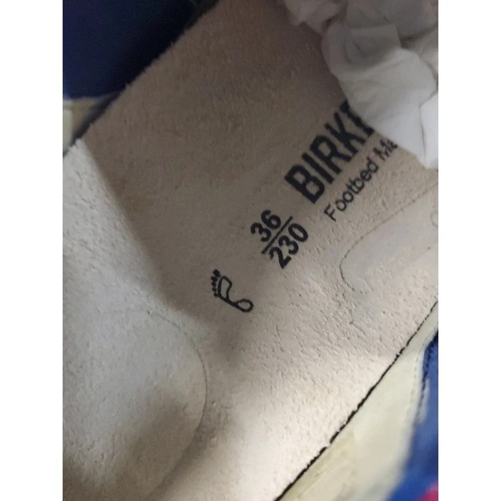 Birkenstock Barrie Womens Boat Shoes Sz 5 EU 36 Leather Slip On Loafer